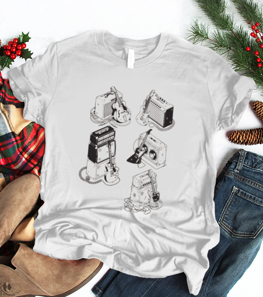 Guitar Eras Vintage Amplifier Collection T-Shirt