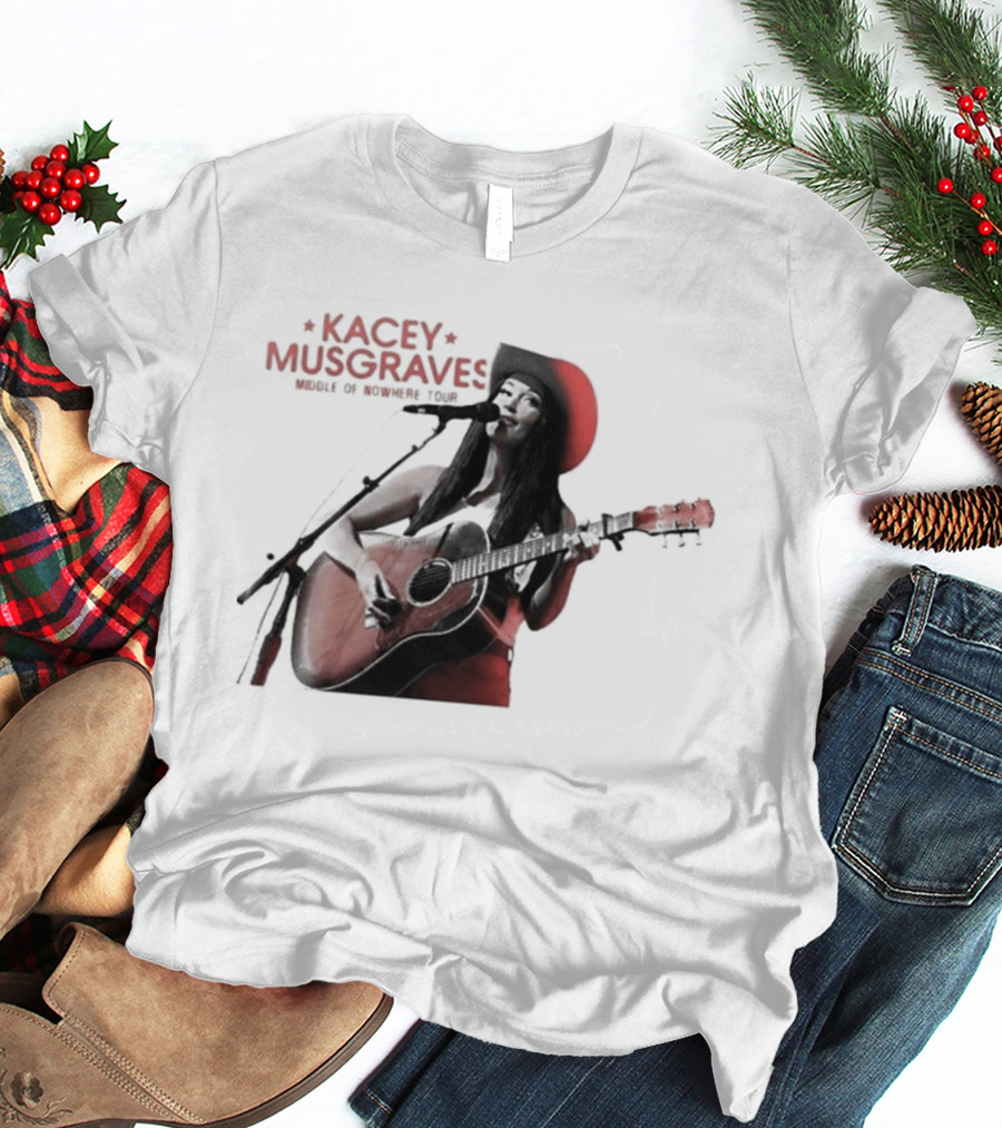 Kacey Musgraves Middle Of Nowhere Tour 2026 Acoustic Performance Cowboy Hat T-Shirt