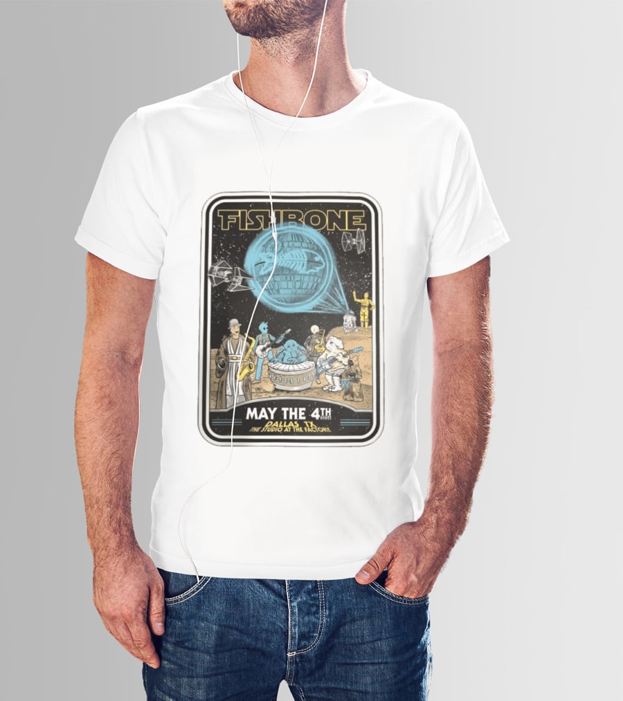 FISHBONE May 4 2026 Dallas TX Tour With Star Wars T-Shirt