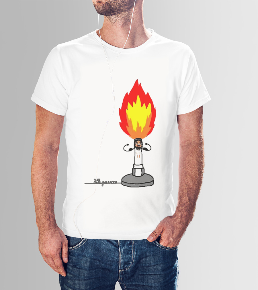 New York Knicks Jalen Brunson 35 Points It's Lit Flame T-Shirt