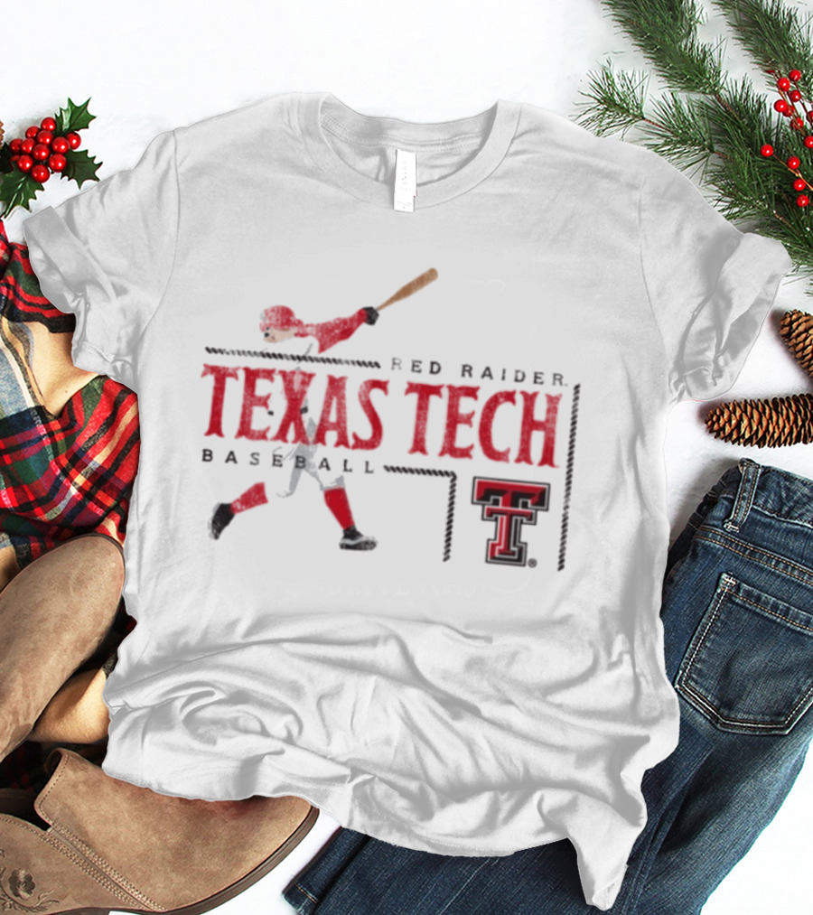 Texas Tech Red Raider Baseball Batter Up TTU T-Shirt