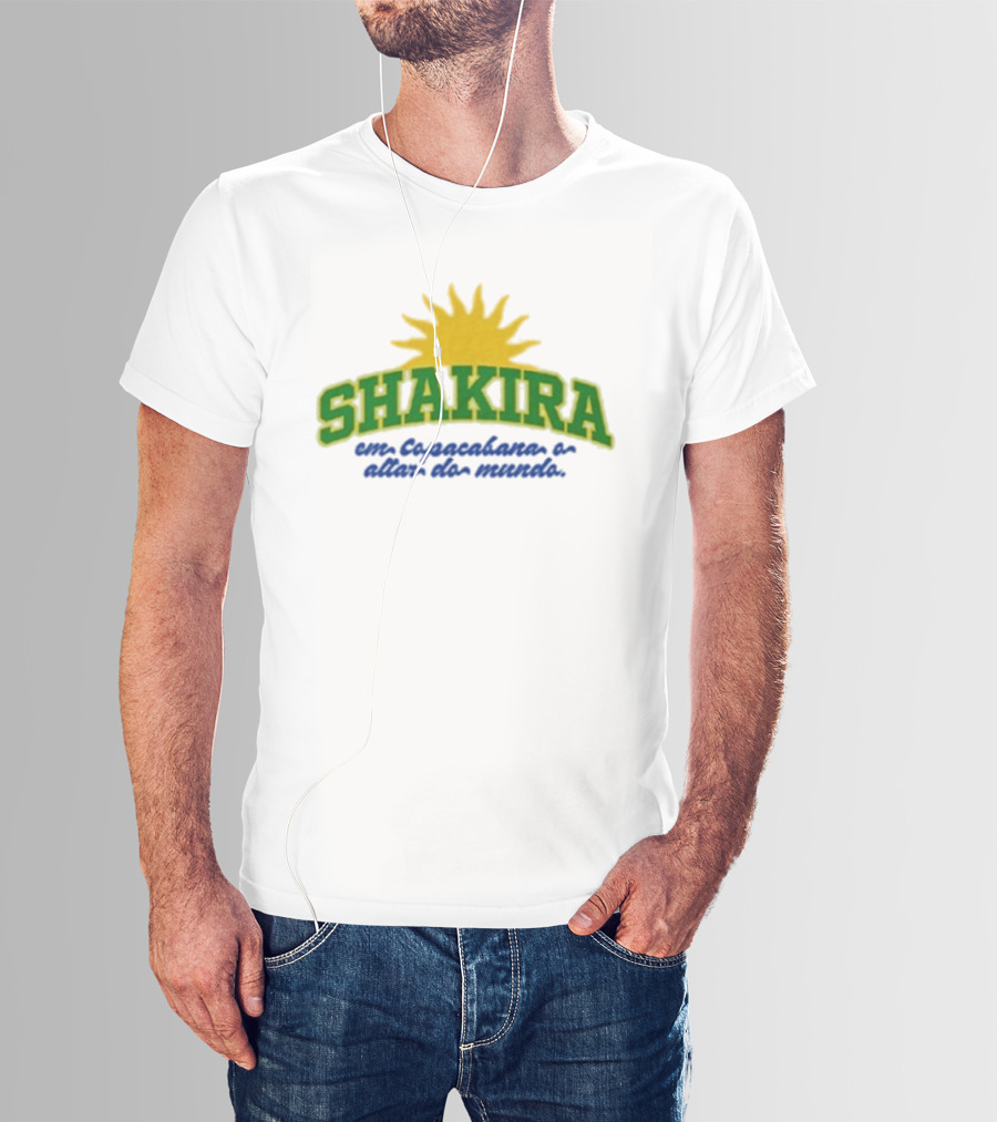 Shakira Em Copacabana E Além Do Mundo T-Shirt