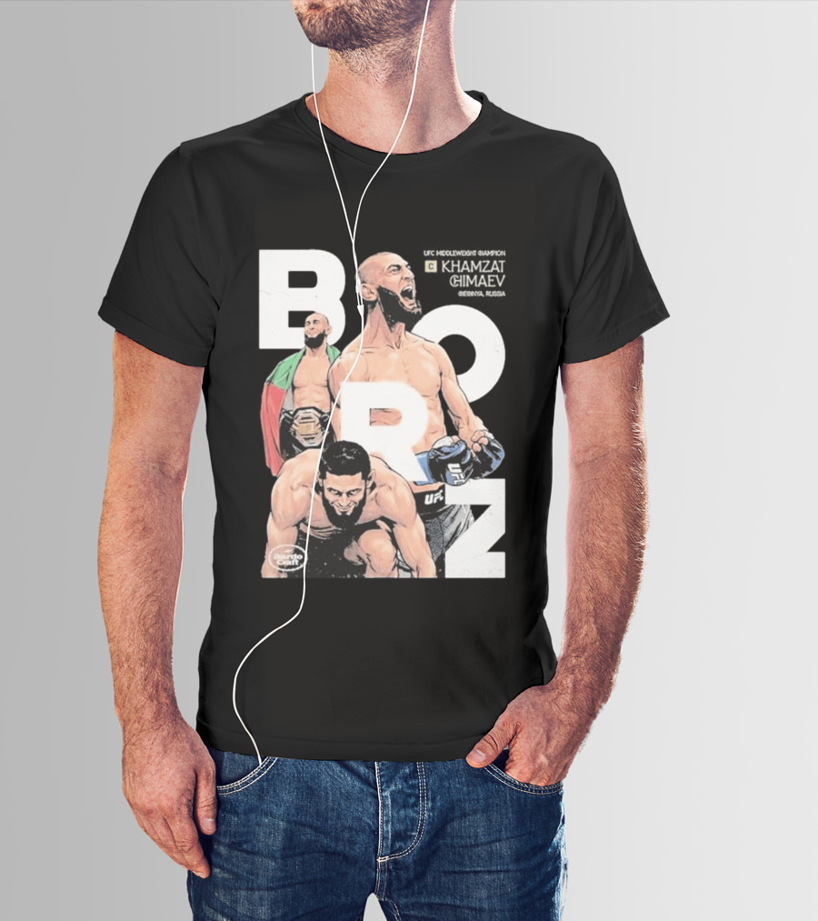 Borz Bardo Craft UFC Khamzat Chimaev T-Shirt