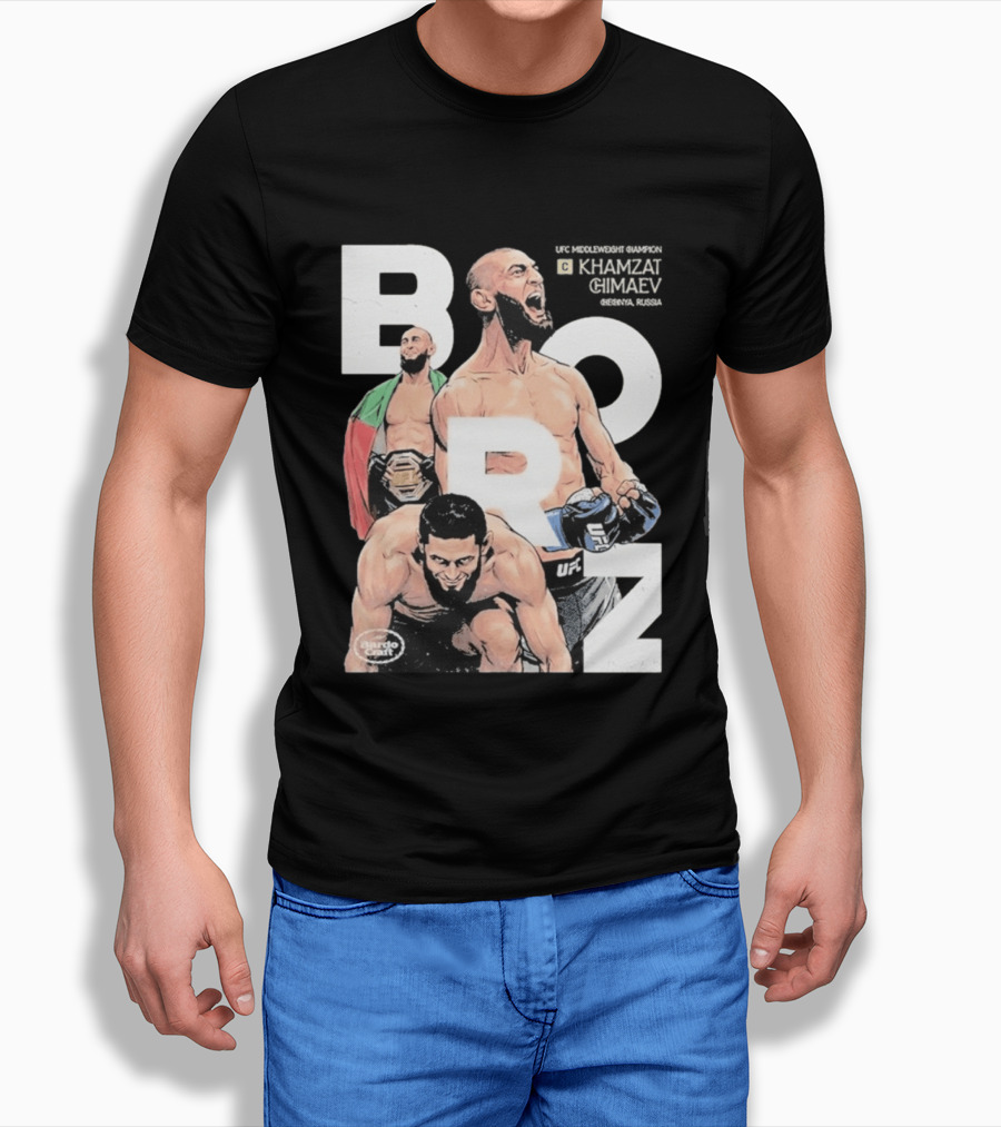 Borz Bardo Craft UFC Khamzat Chimaev T-Shirt