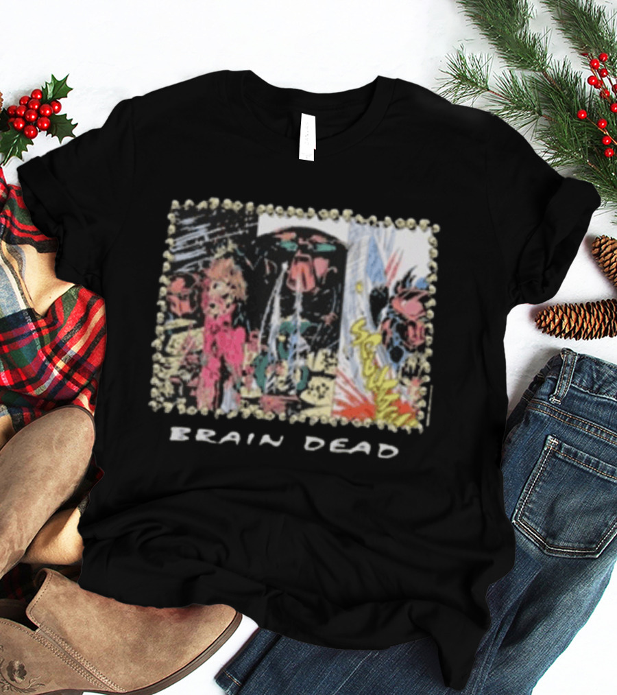 Brain Dead X Predator Comic Style Graphic Collaboration T-Shirt