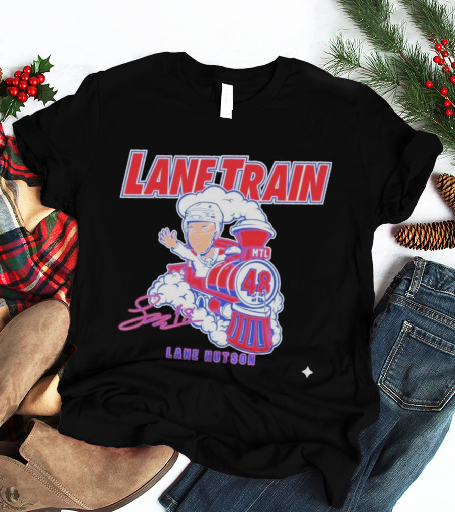 Lane Train MTL 48 Lane Hutson Steam Engine Athlete T-Shirt