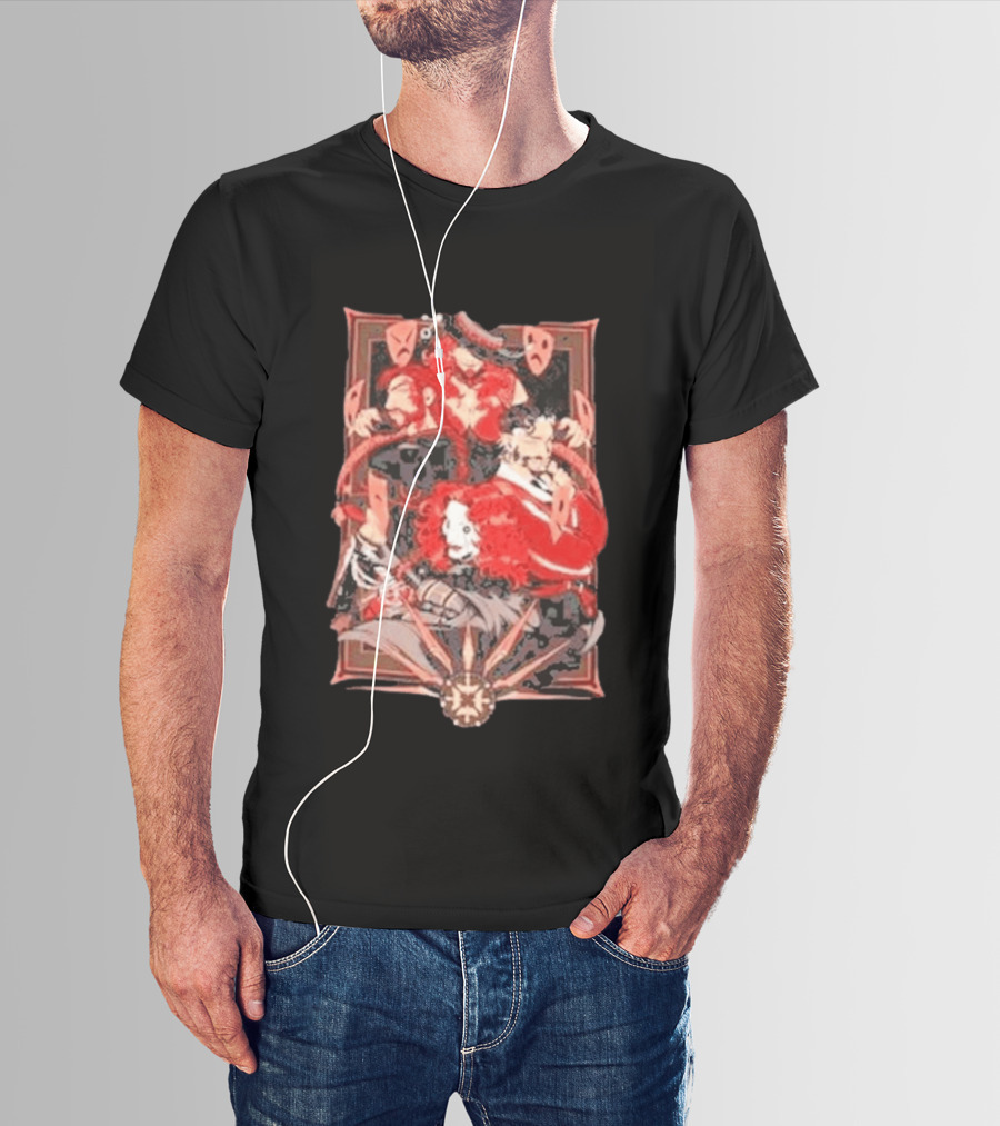 Critical Role Heroes Of Araman Schemers Masked Characters Fantasy T-Shirt