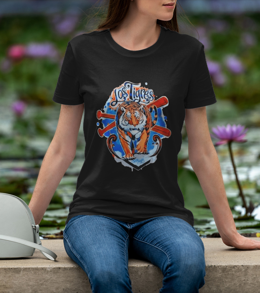 Los Tigres SW Freddy Baseball Tiger T-Shirt