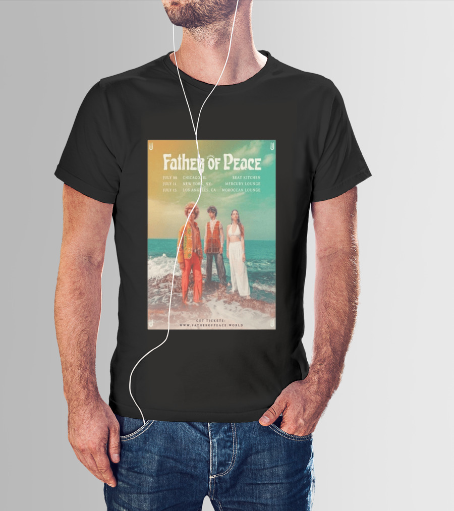 Father Of Peace Fall Tour 2026 Chicago New York Los Angeles T-Shirt