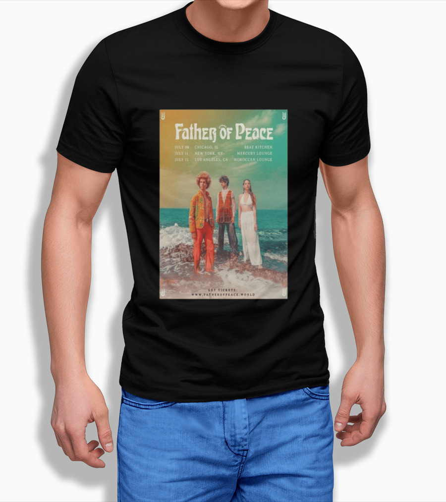 Father Of Peace Fall Tour 2026 Chicago New York Los Angeles T-Shirt