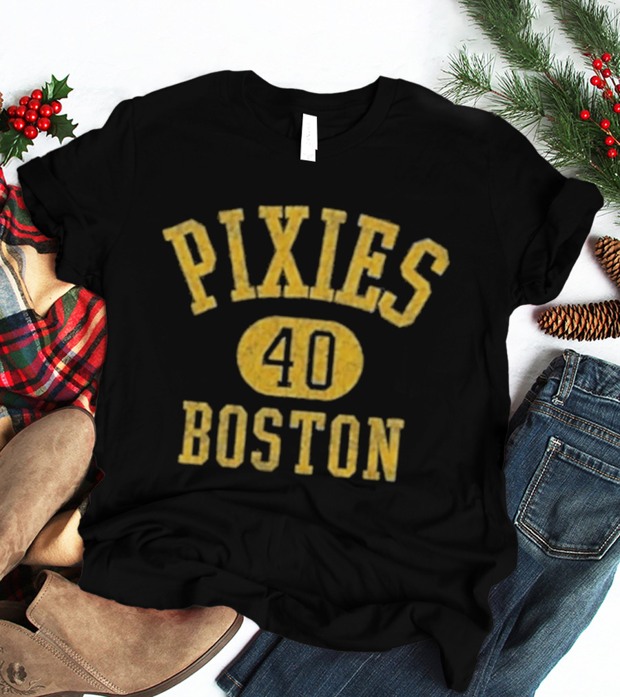 Pixies 40 Boston Asia Tour 2026 Collegiate T-Shirt