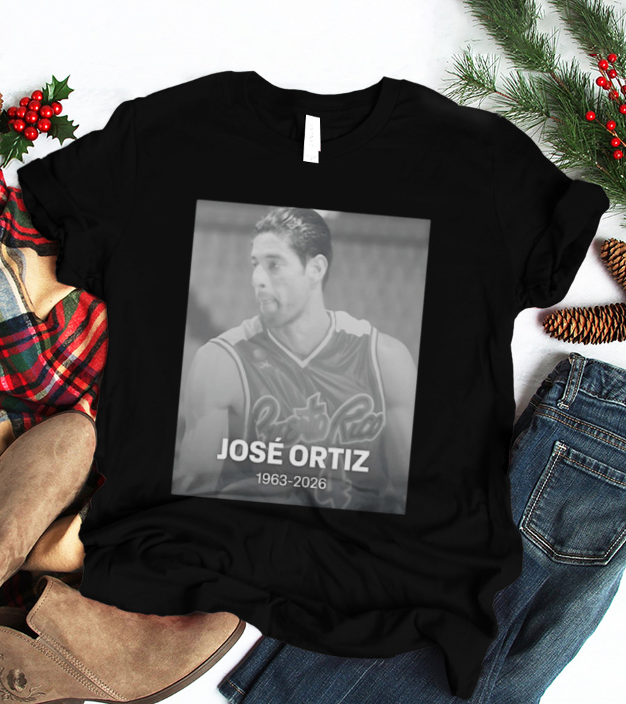 José Ortiz Puerto Rico Basketball 1963 2026 T-Shirt