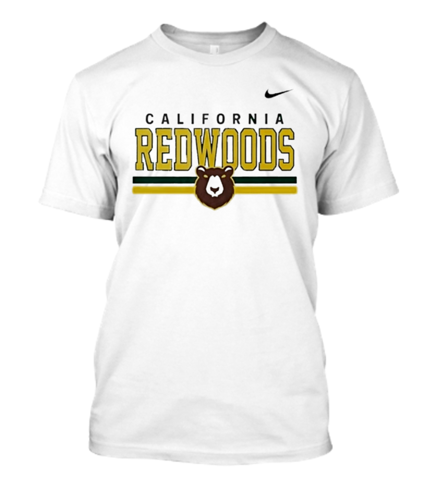 California Redwoods Lacrosse Stripe Nike Bear T-Shirt
