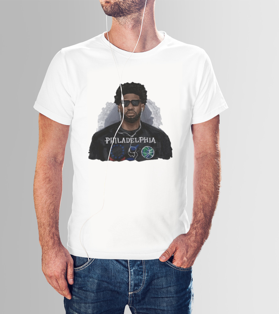 Philadelphia Joel Embiid LeBron James Meme Recreation T-Shirt