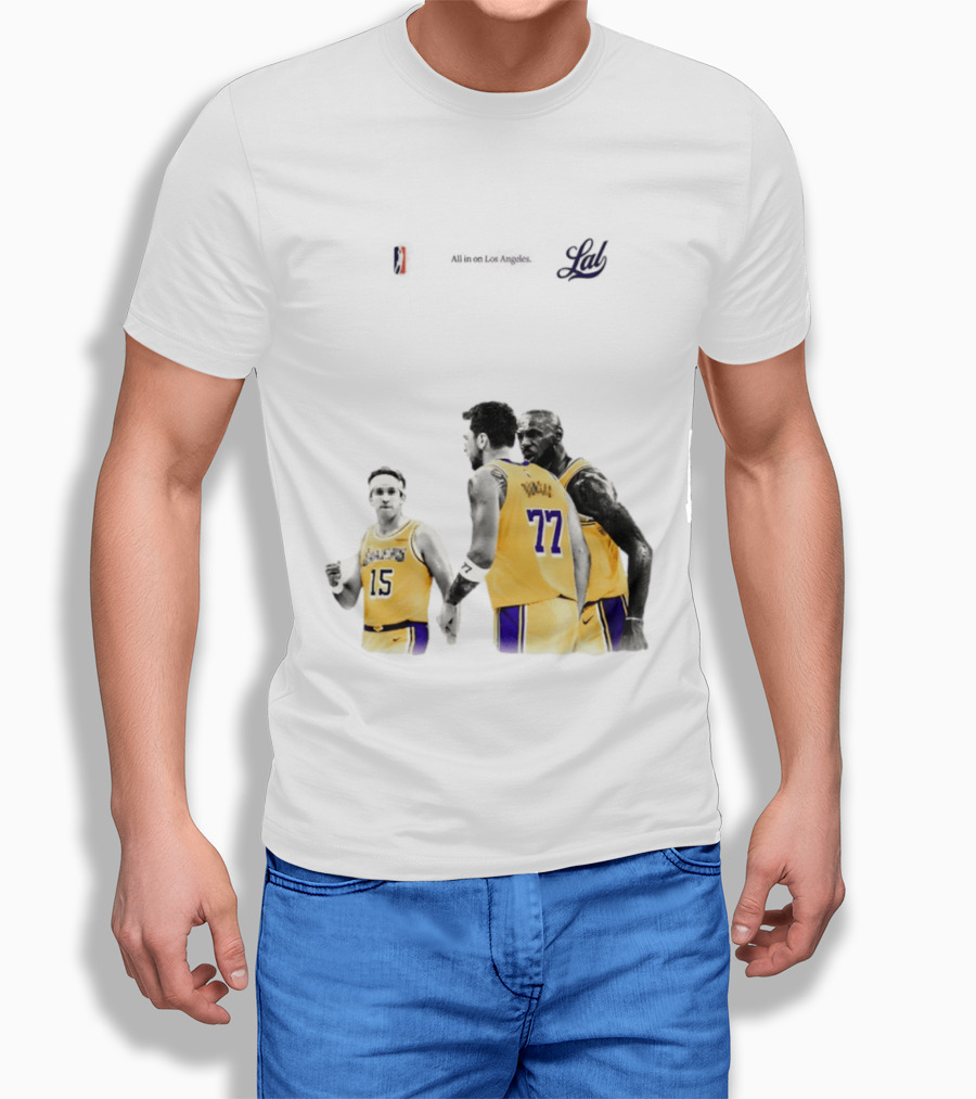 LeBron James Austin Reaves Luka Doncic Lakers Ring Season 2026 Los Angeles NBA Championship Dream Team T-Shirt