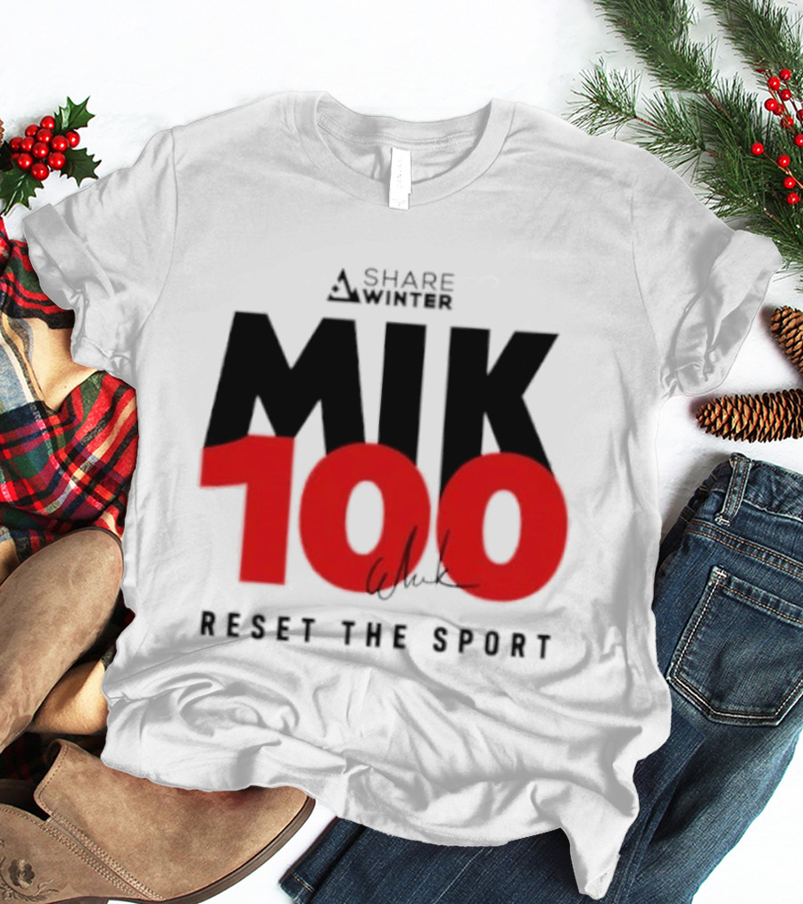 MIK 100 Reset The Sport A Share White T-Shirt