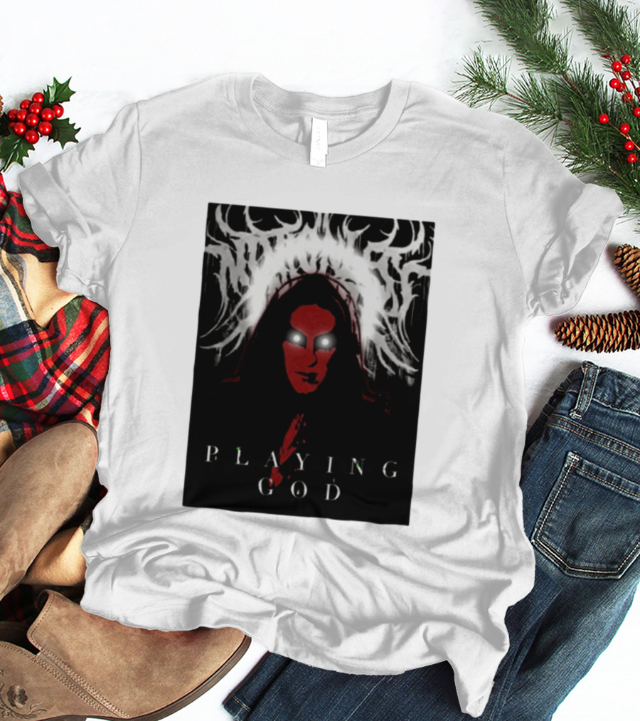 Notshiva Playing God Gothic Dark T-Shirt