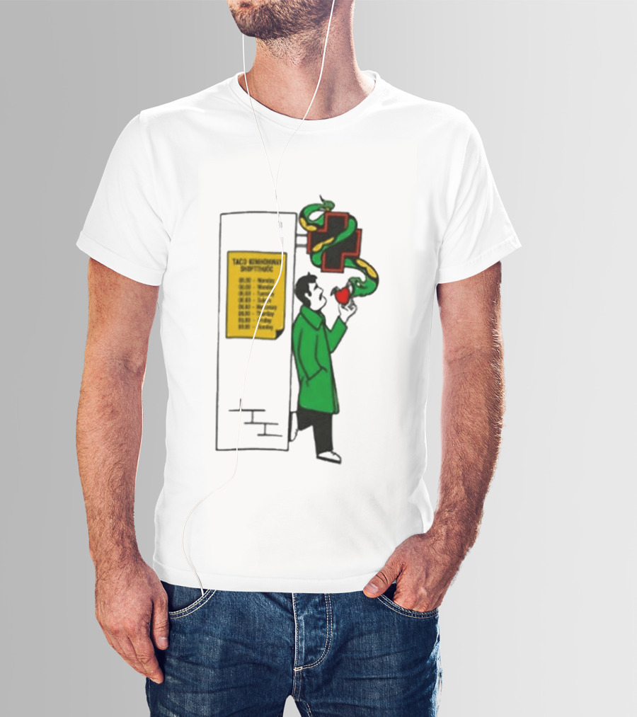 Taco Hemingway Tour 2026 Snake Grafik Wegowa Szef Smoove Baron Friday T-Shirt