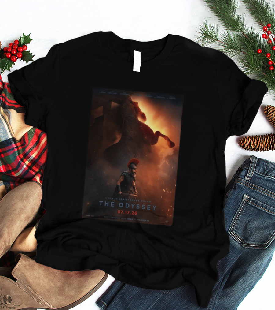 The Odyssey July 17 2026 A Film By Christopher Nolan IMAX Epic T-Shirt