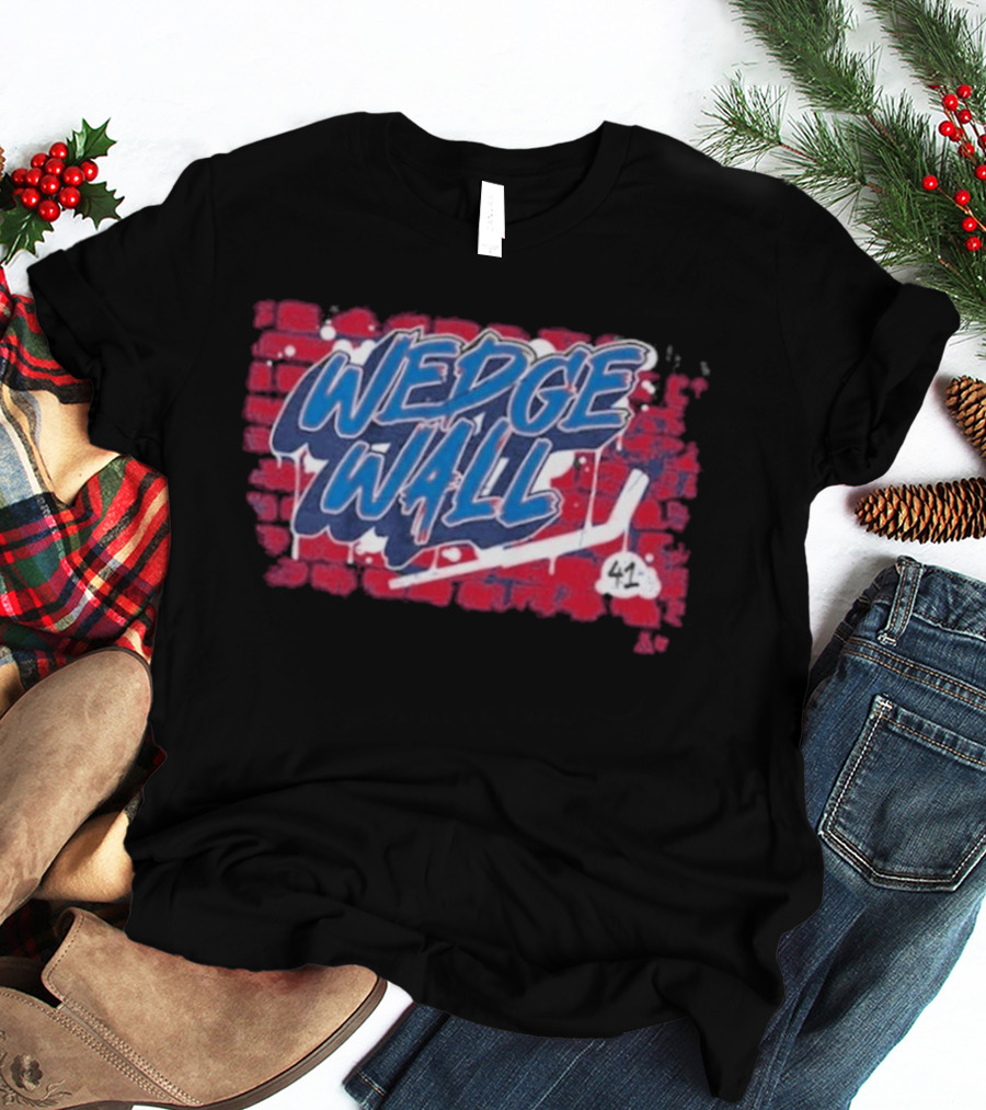 Wedge Wall 41 Scott Wedgewood Hockey Fan Gear T-Shirt