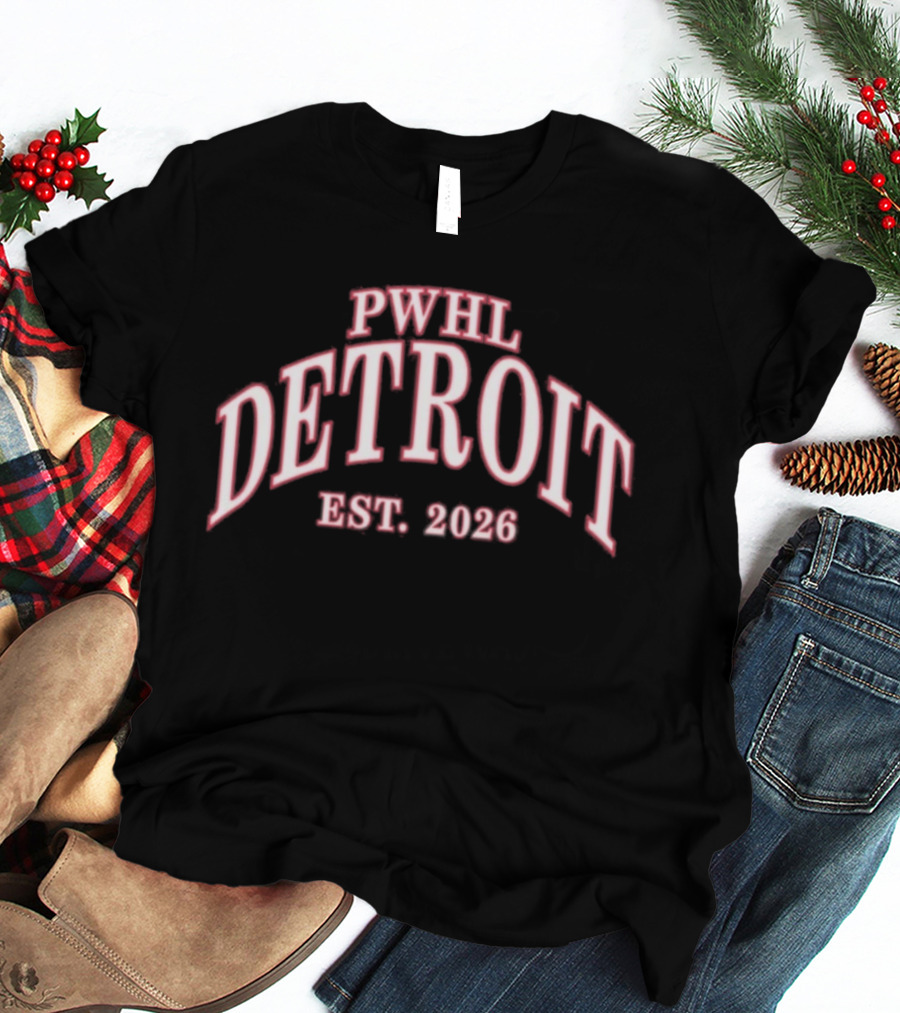 Adult PWHL Detroit EST 2026 Sportiqe Biltmore T-Shirt