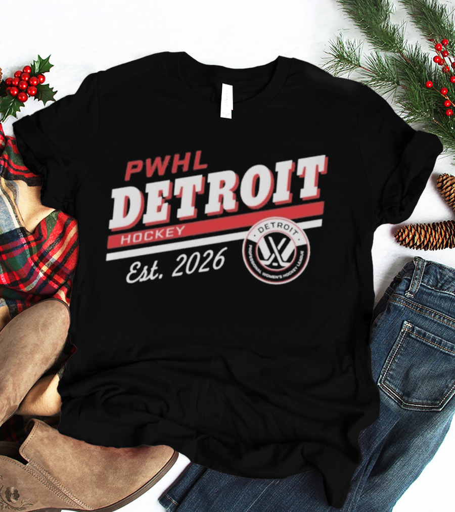 PWHL Detroit Hockey Est. 2026 Sportiqe Duke T-Shirt