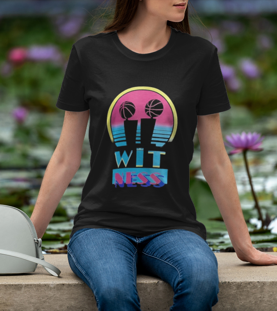 LeBron James Miami Twice Max90 Wit Ness Basketball T-Shirt