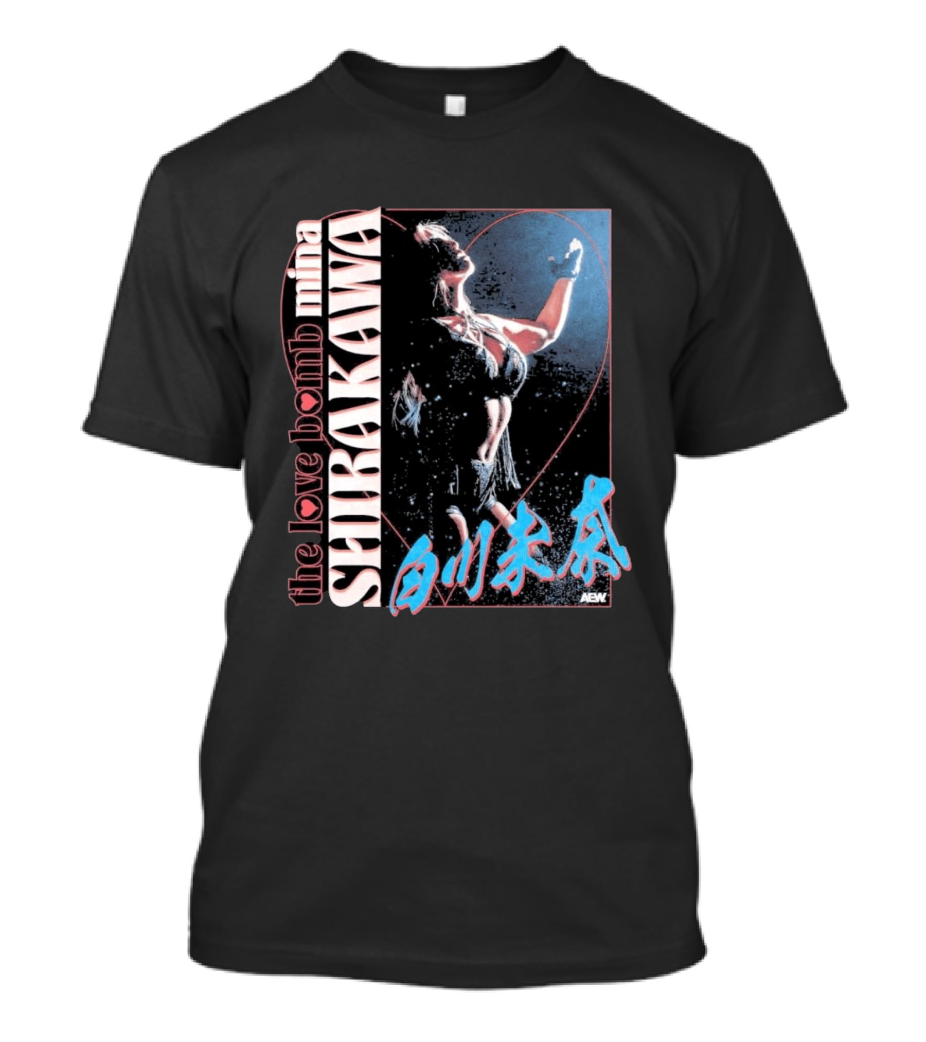 Mina Shirakawa The Love Bomb AEW Shirakawa T-Shirt