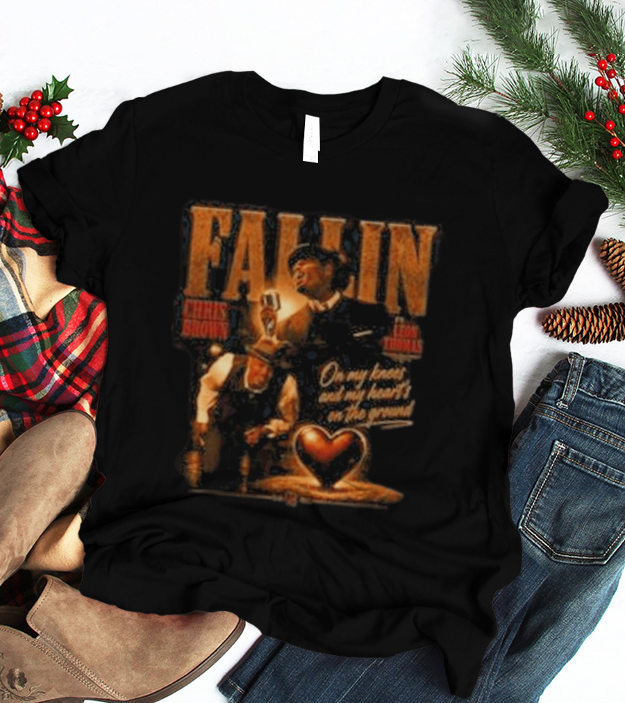 Chris Brown Fallin On My Knees Heart's On The Ground T-Shirt