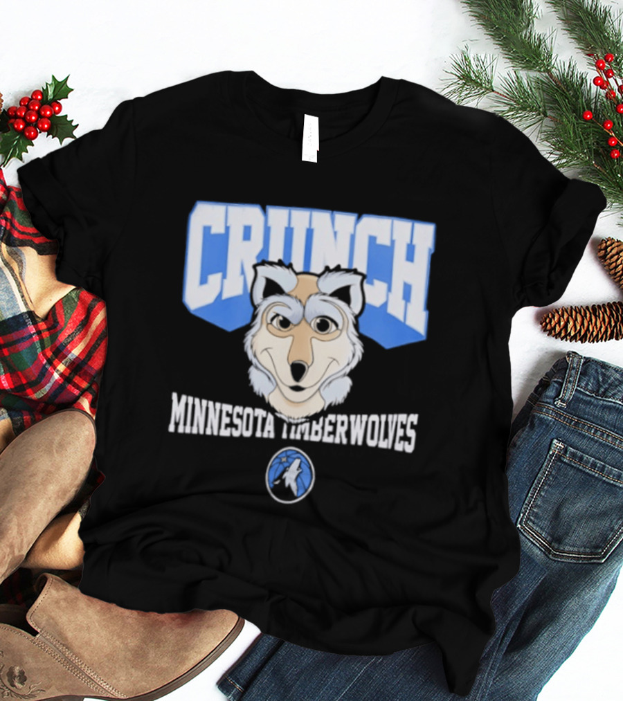 Minnesota Timberwolves Crunch The Wolf T-Shirt