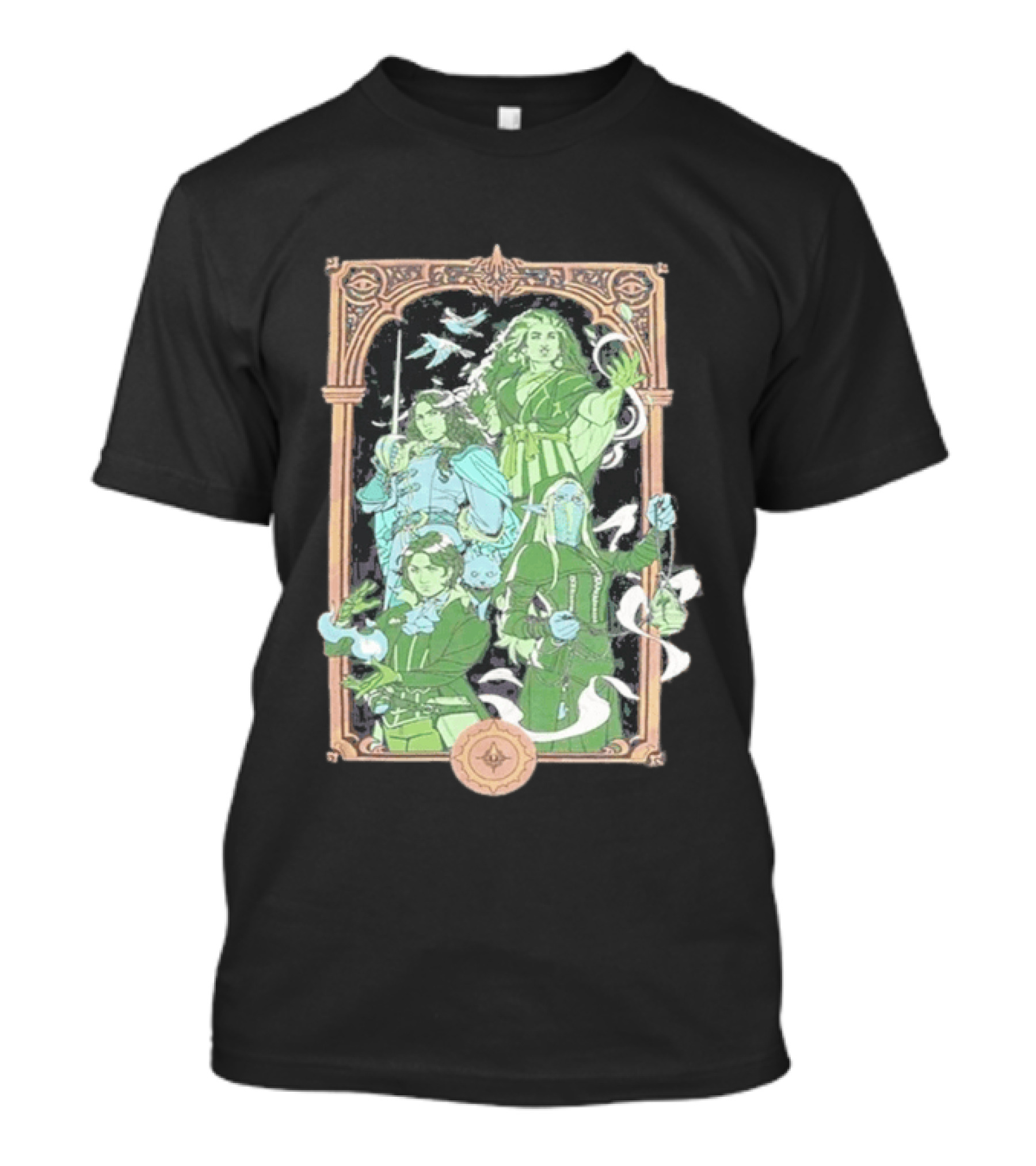 Critical Role Heroes Of Araman Seekers Tabletop Adventure Characters T-Shirt