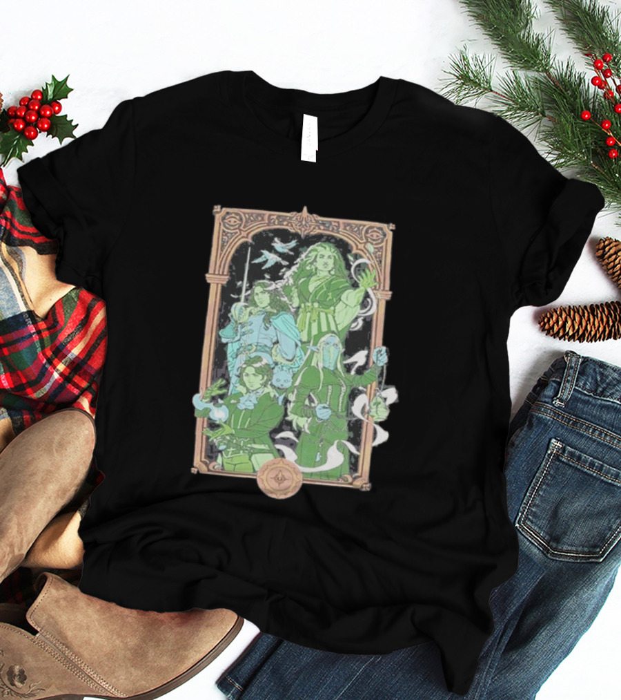 Critical Role Heroes Of Araman Seekers Tabletop Adventure Characters T-Shirt