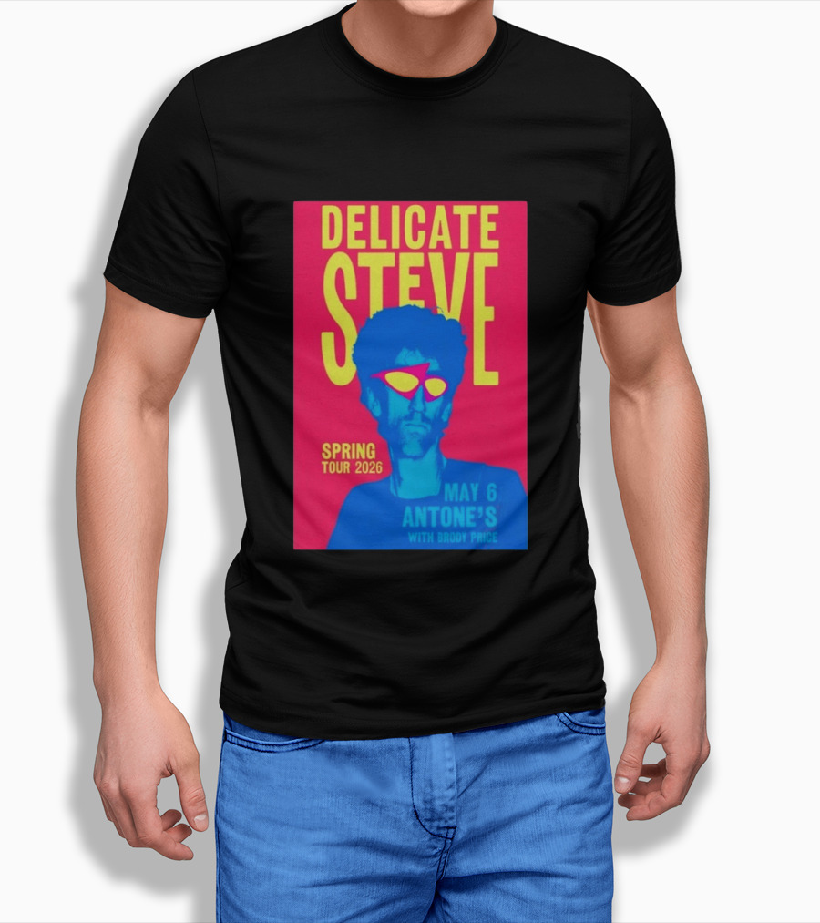 Delicate Steve Spring Tour 2026 May 6 Antone's With Brody Price T-Shirt