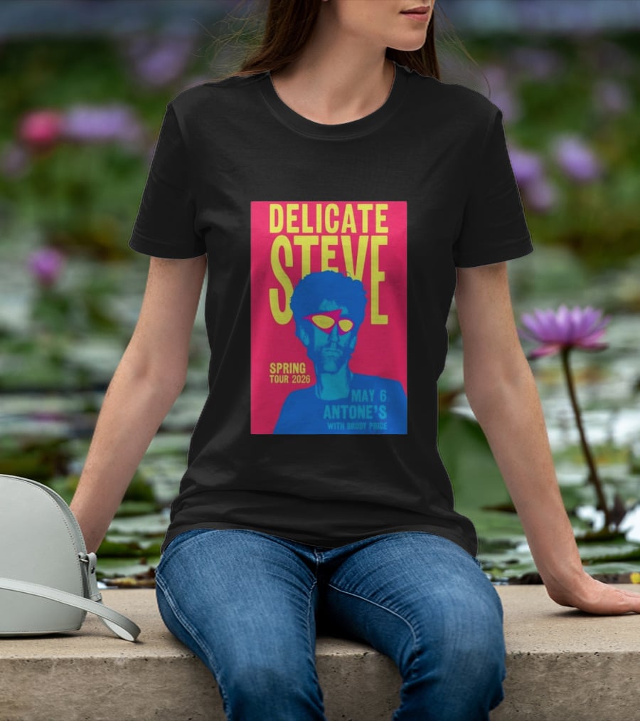 Delicate Steve Spring Tour 2026 May 6 Antone's With Brody Price T-Shirt