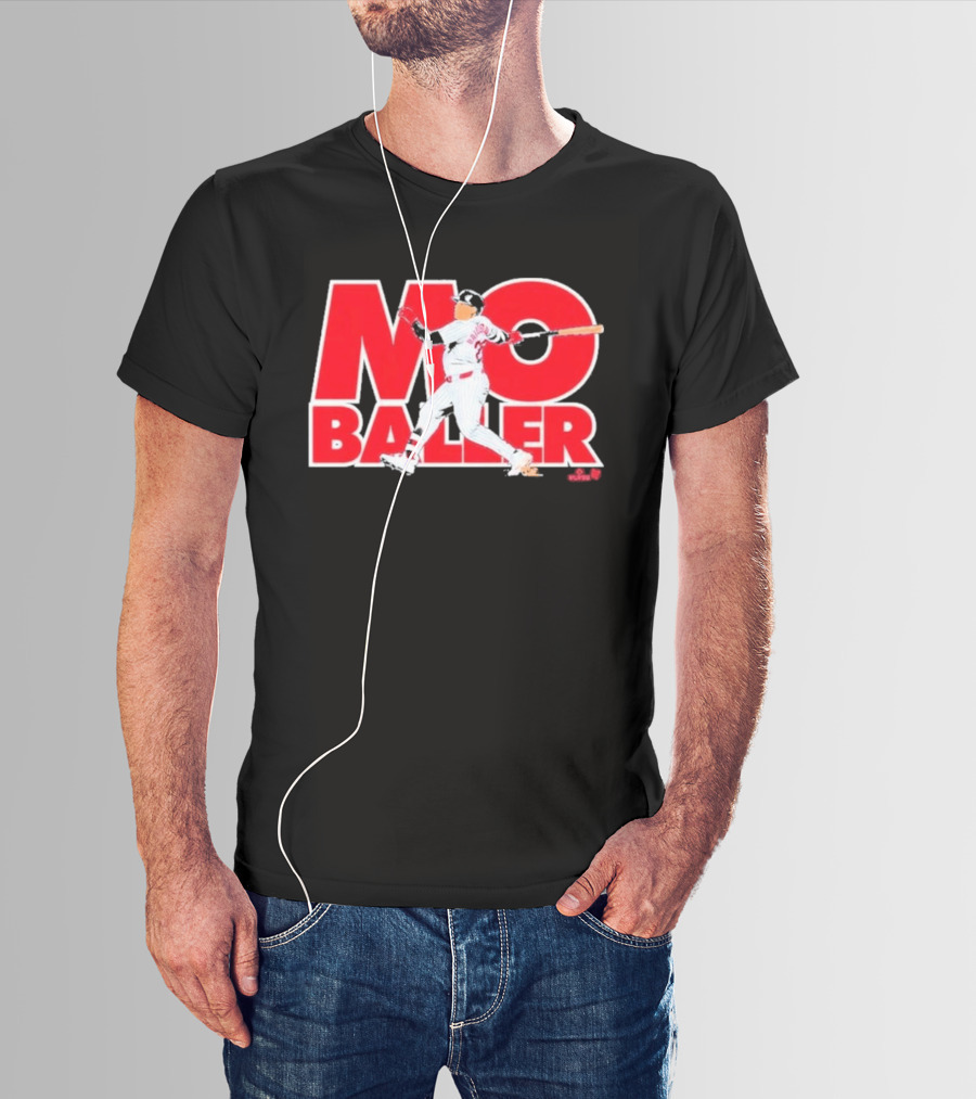 Moises Ballesteros Mo Baller Baseball Athlete Action T-Shirt