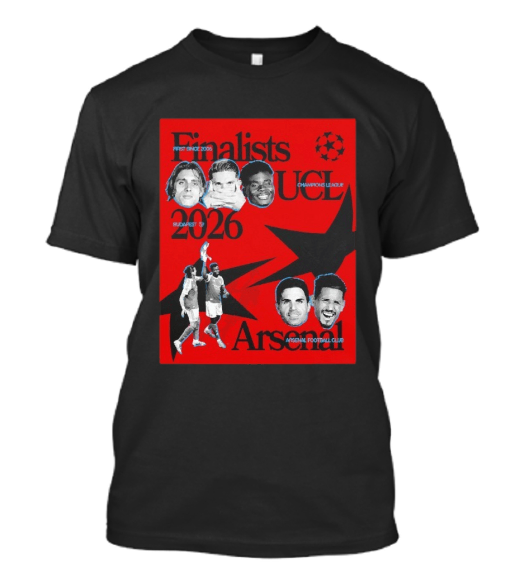 Finalists UCL 2026 Arsenal Champions League First Since 2006 Budapest T-Shirt