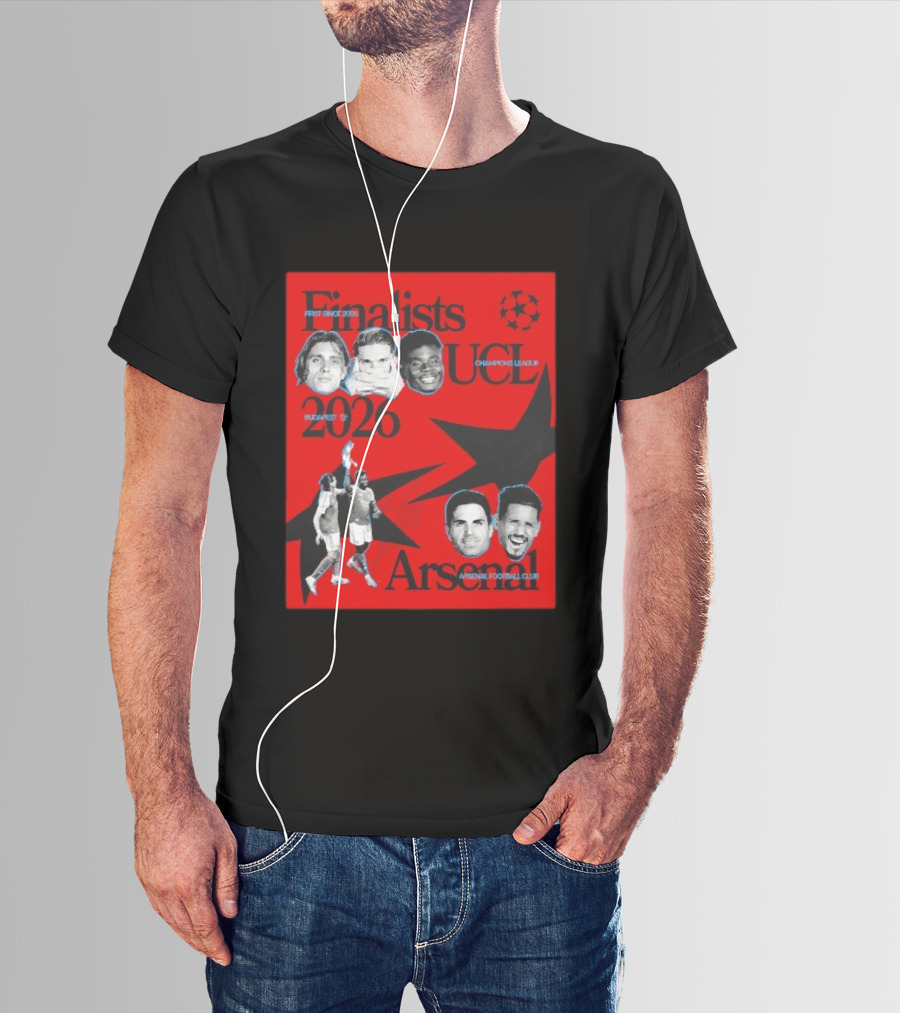 Finalists UCL 2026 Arsenal Champions League First Since 2006 Budapest T-Shirt