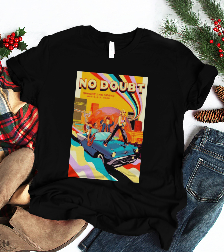 No Doubt Sphere Las Vegas May 6 9 2026 Vintage Road Trip Concert T-Shirt