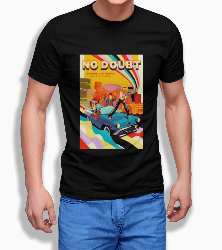 No Doubt Sphere Las Vegas May 6 9 2026 Vintage Road Trip Concert T-Shirt