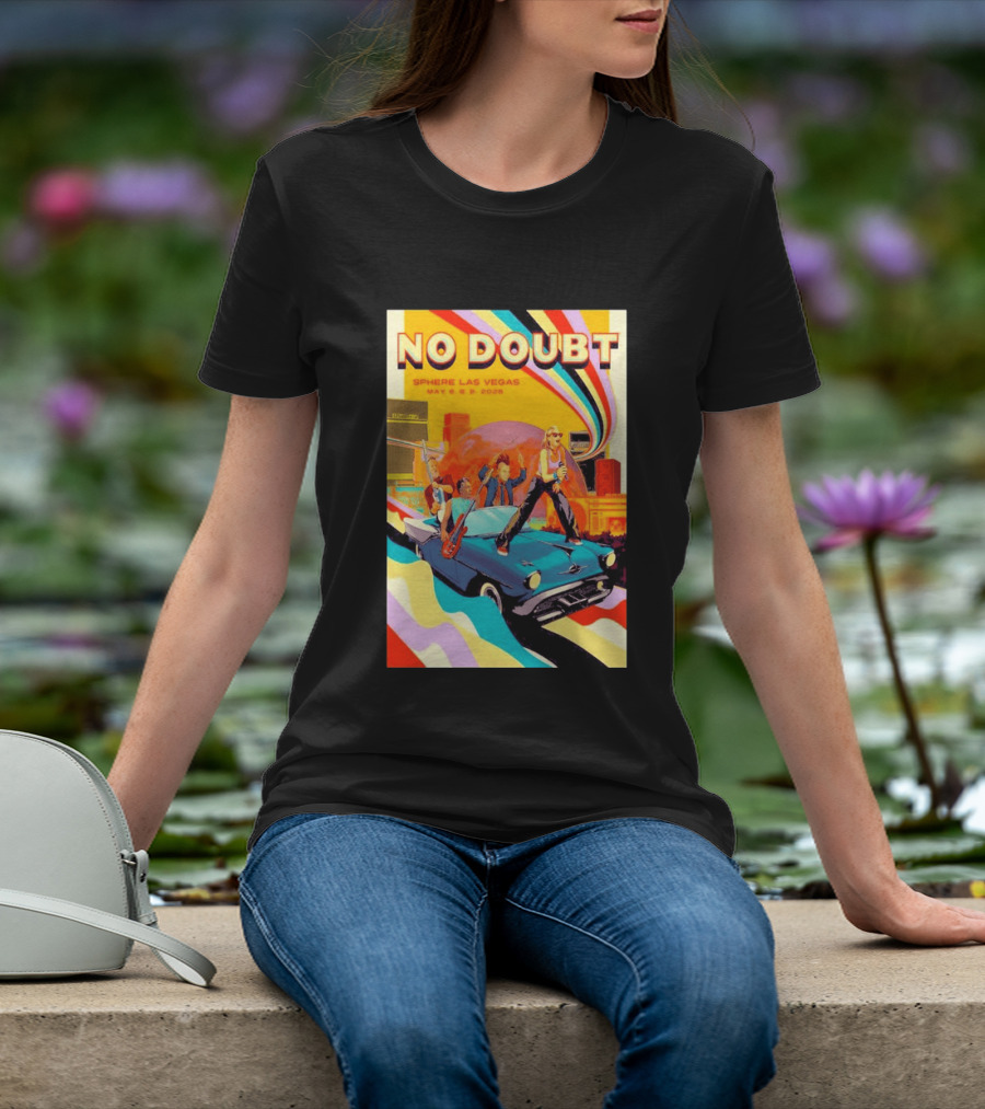 No Doubt Sphere Las Vegas May 6 9 2026 Vintage Road Trip Concert T-Shirt