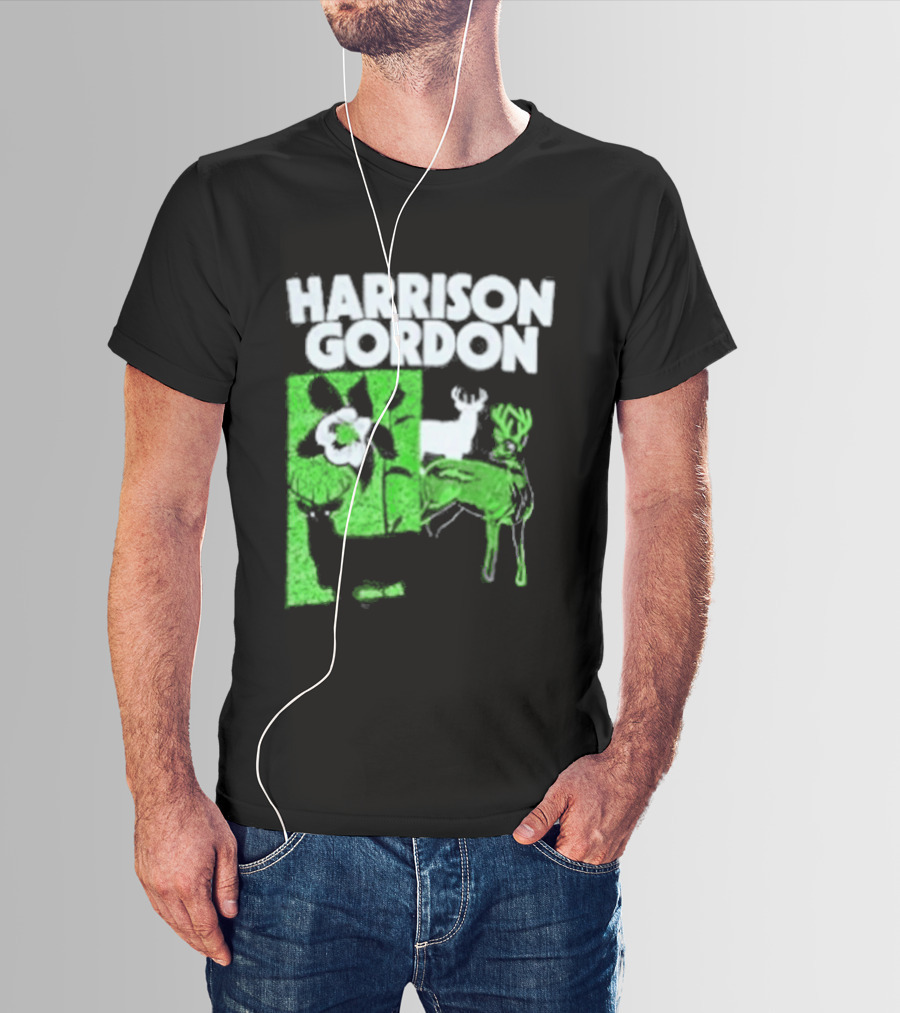 Harrison Gordon Tour Nature Wildlife Deer Flower T-Shirt