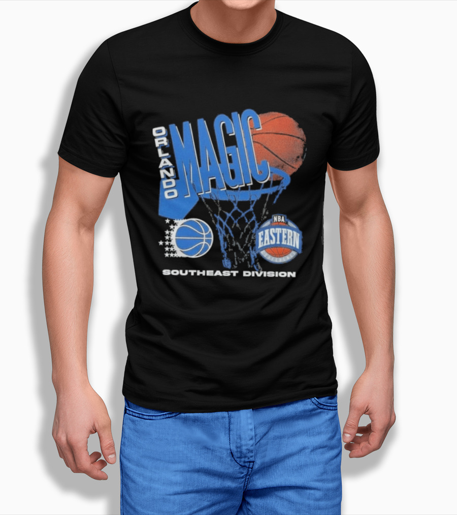 Orlando Magic 90s Hardwood Classics Southeast Division NBA Eastern Conference Basketball T-Shirt