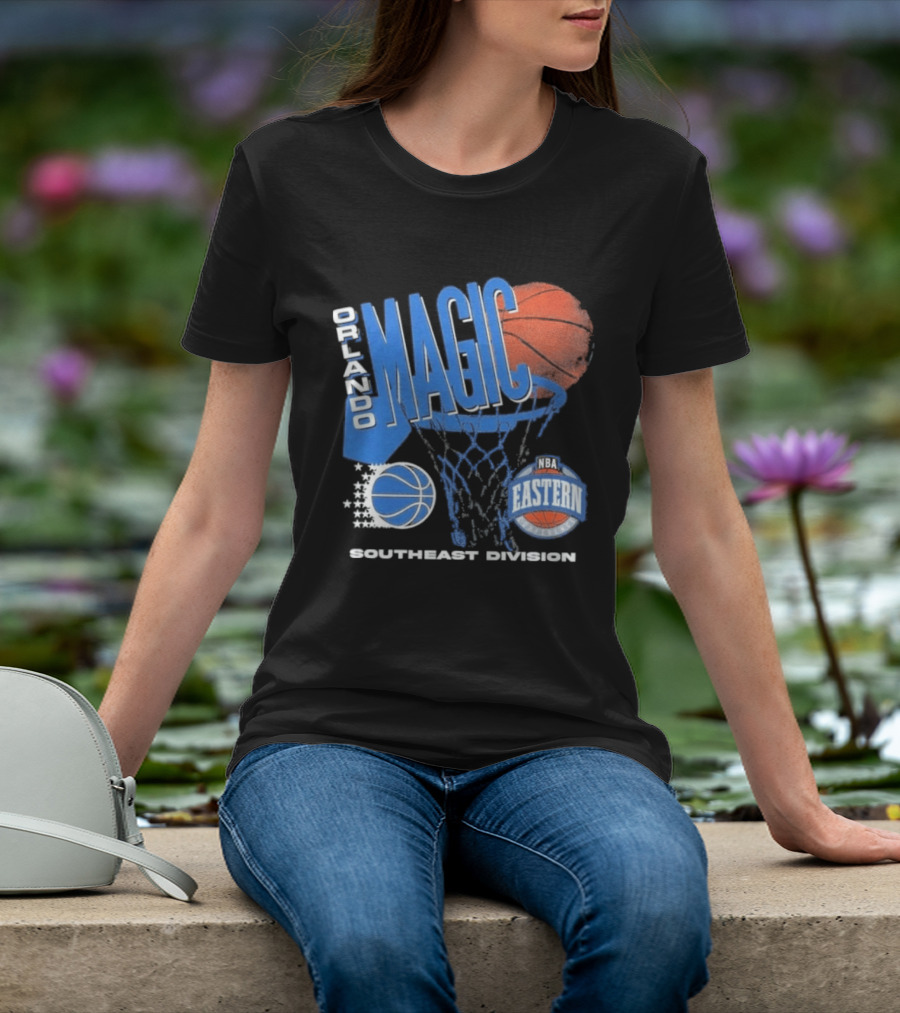 Orlando Magic 90s Hardwood Classics Southeast Division NBA Eastern Conference Basketball T-Shirt