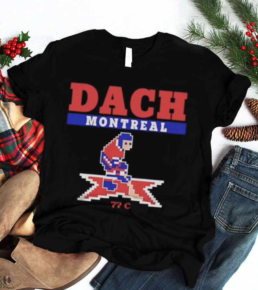 Kirby Dach Montreal 77 C Hockey Canadiens Iconic Athlete T-Shirt