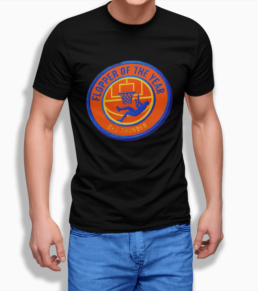 Flopper Of The Year OKC Thunder Basketball Humor SGA Moment T-Shirt