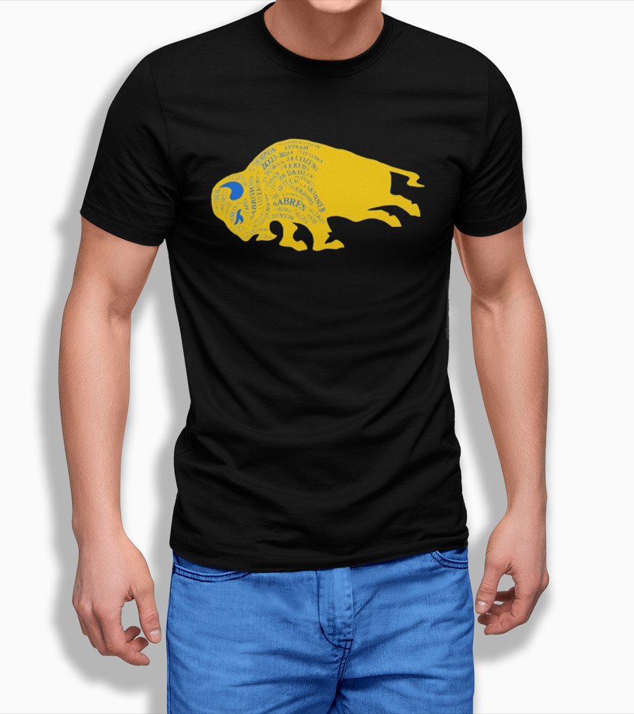 Buffalo Sabres Tage Thompson Rasmus Dahlin Alex Tuch Hockey 2023 Team Players T-Shirt