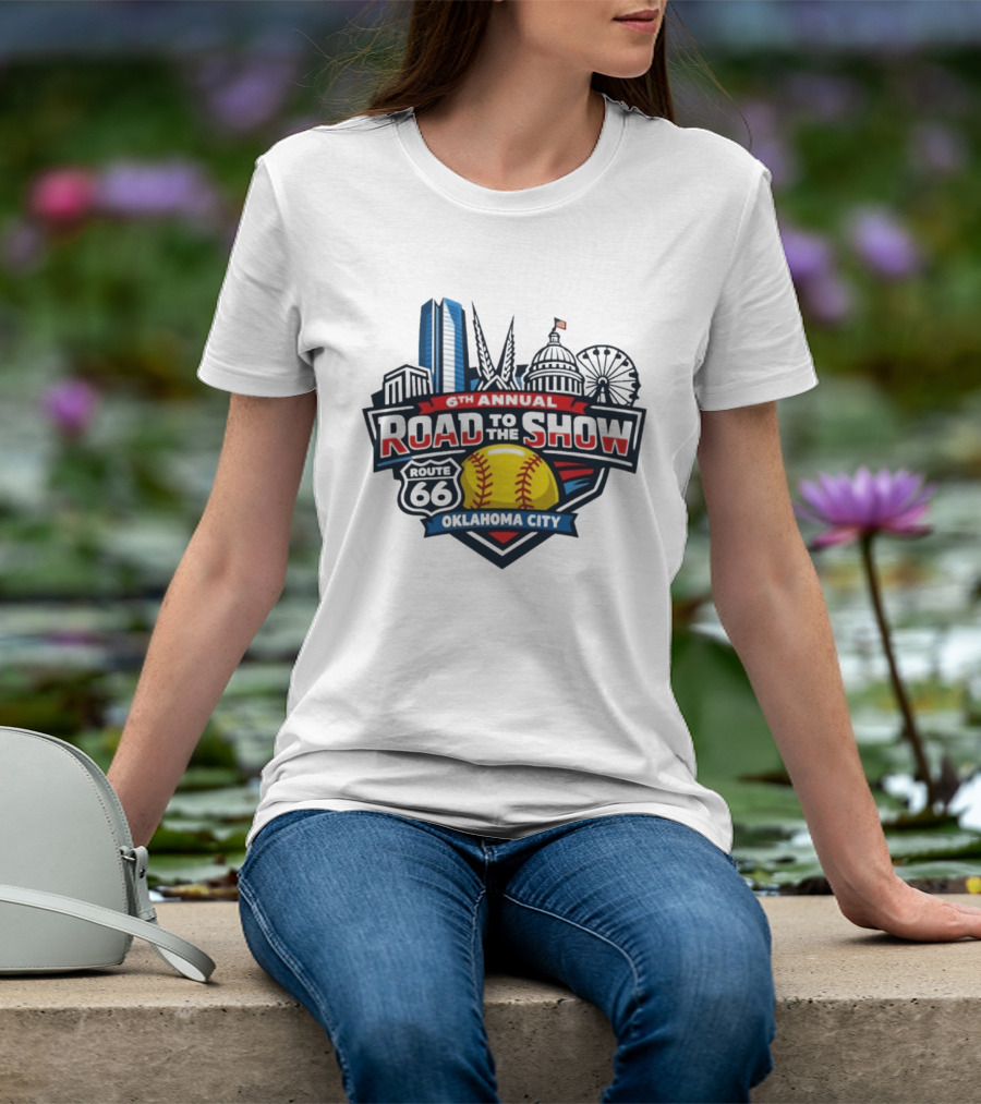 6th Annual Road To The Show Route 66 Oklahoma City T-Shirt