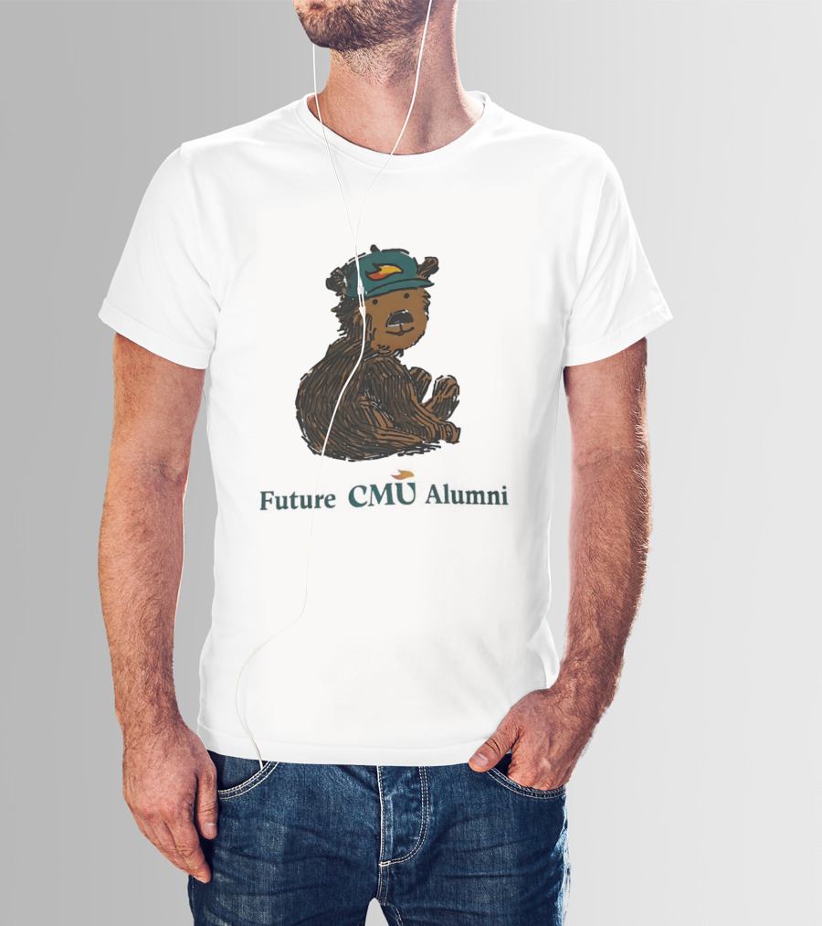 Bear Future CMU Alumni With Cap T-Shirt