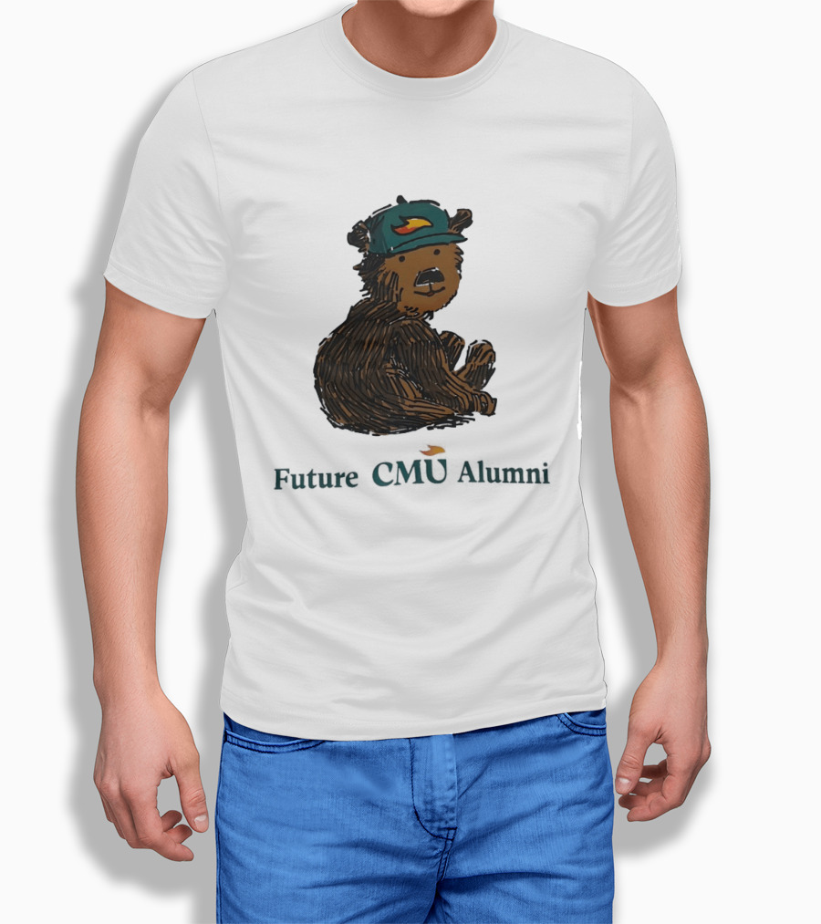 Bear Future CMU Alumni With Cap T-Shirt