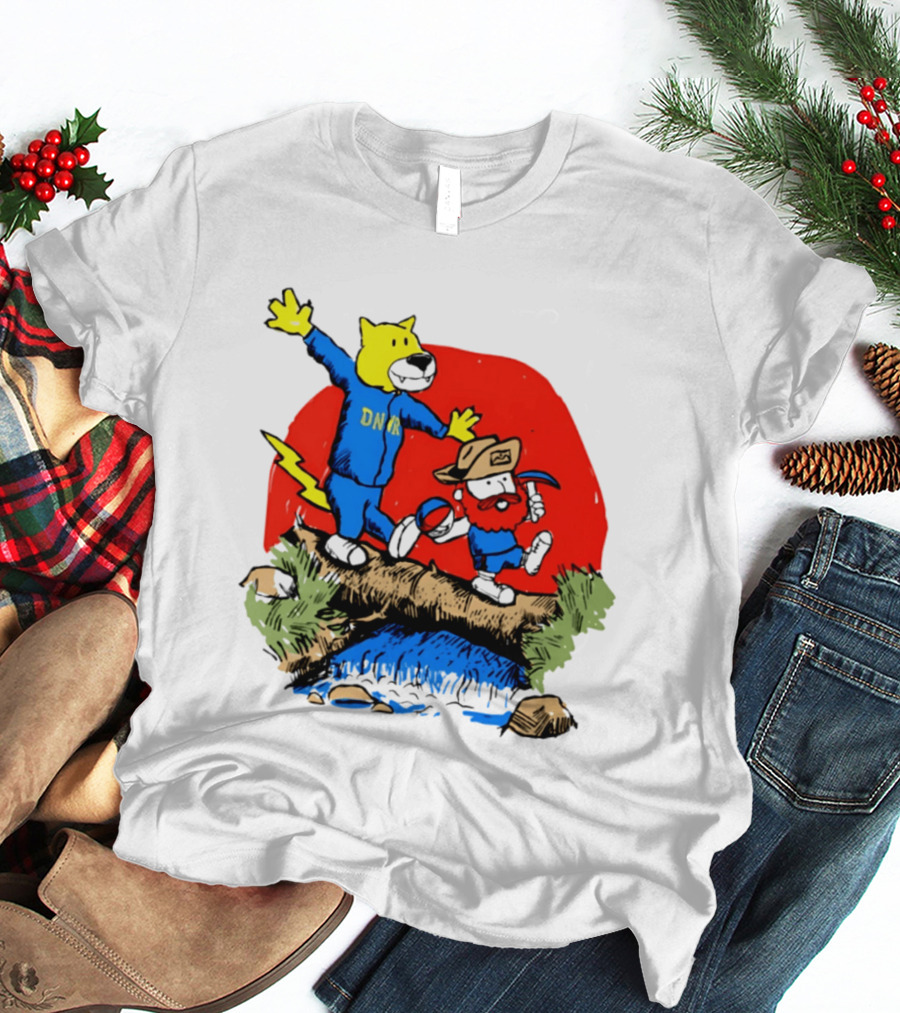Buffalo Bills Football Cartoon Characters With DNR Sports T-Shirt